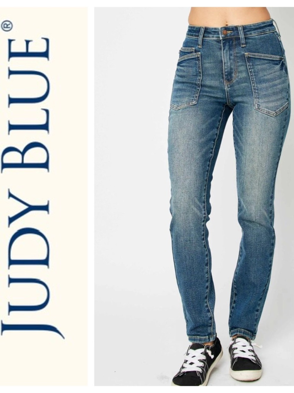 JUDY BLUE High Waist Classic Relaxed Denim Jeans Size: 3/26 Style #JB88687